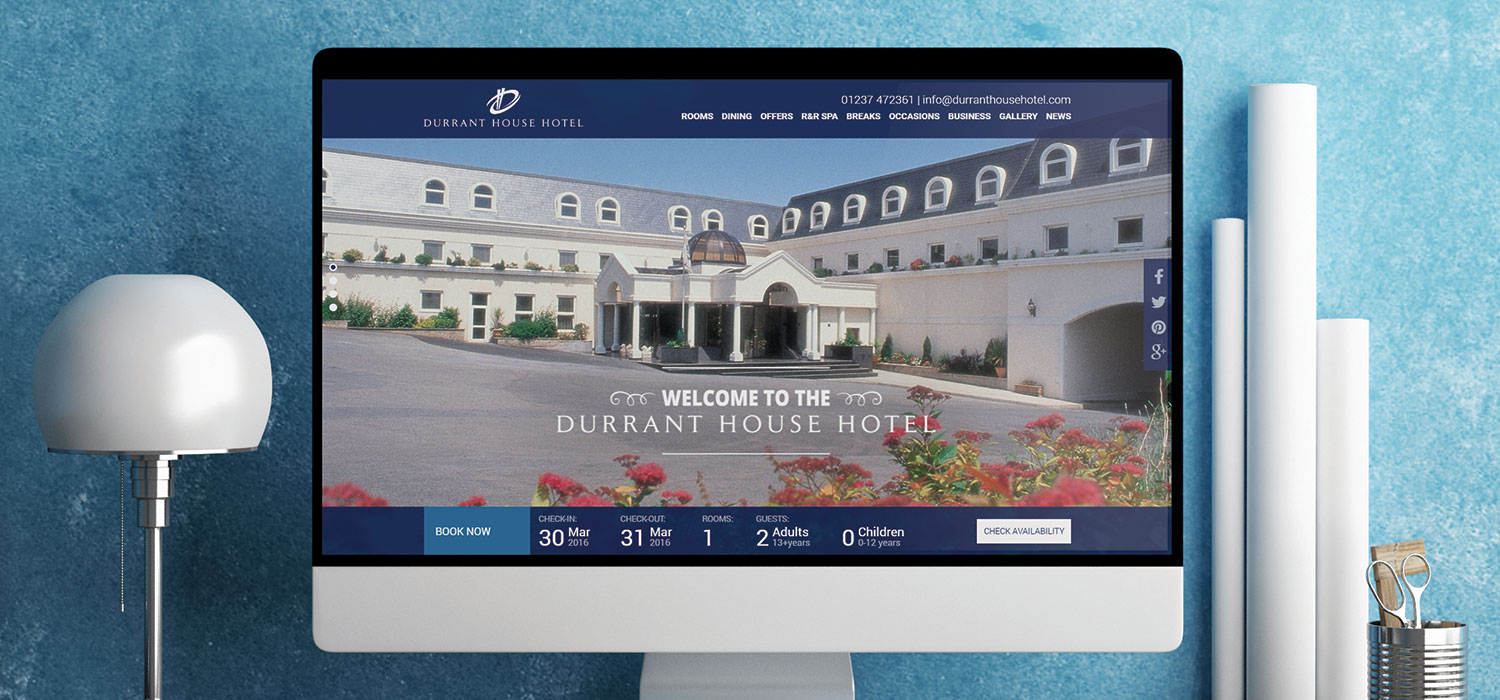 Durrant House Hotel Drupal Website