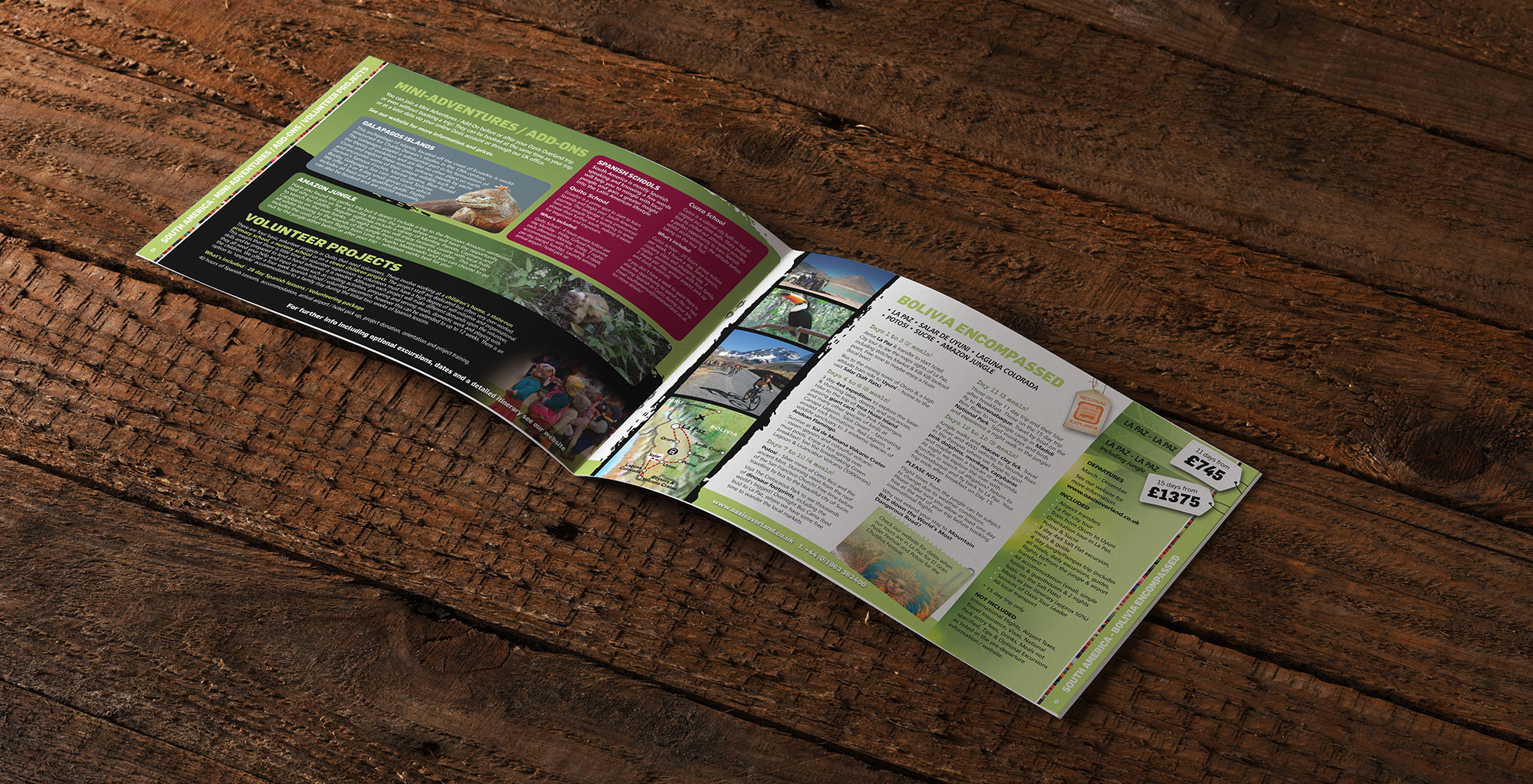 Recycled Paper Stock Brochure Oasis Overland