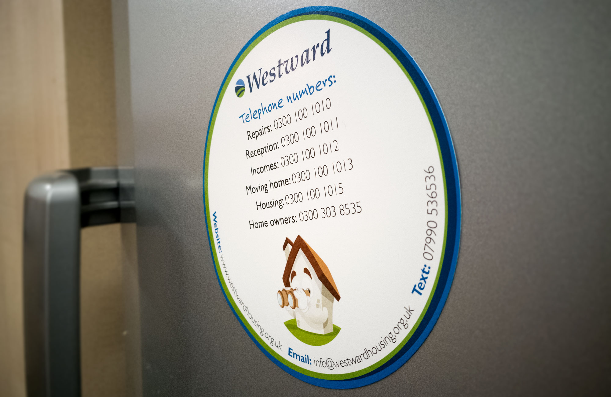 Magnetic paper stock Westward Housing Fridge Magnets