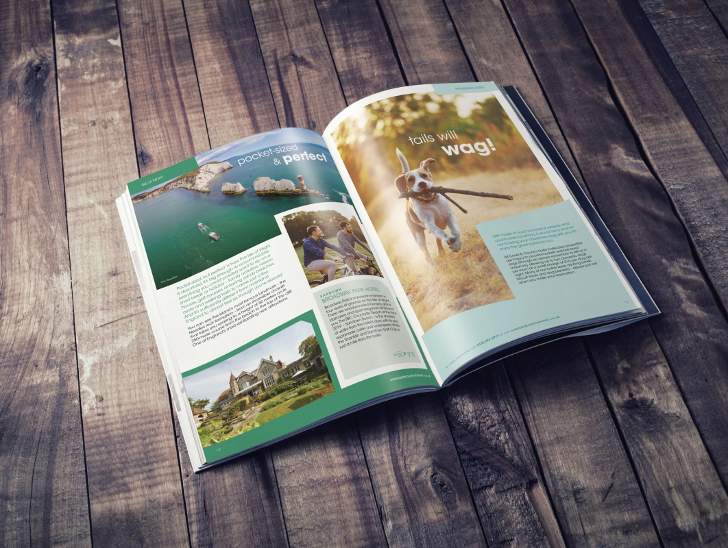 Coast and Country Hotel Collection Leisure Brochure Design by Inventive